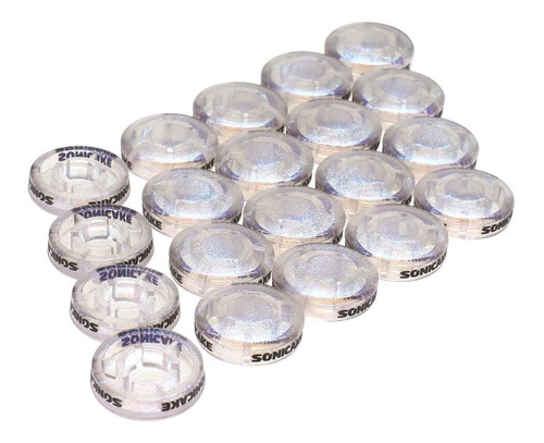 Sonicake Interruptor De Pedal Cap Sombrero 20pcs 10mm Claro