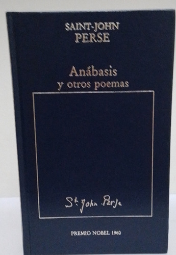 Anabasis Y Otros Poemas- Saint -john Perse Hyspamerica