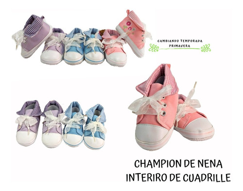 Zapato / Champion Beba Interior Cuadrille