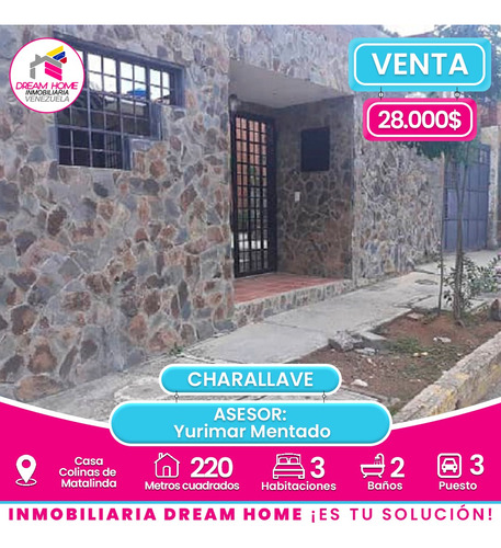 Casa En Venta  Urb. Matalinda, Sector Colinas  Charallave