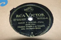 Comprar Jch- Filomeno Ormeño Cta Duo Segovia Morales Amor Y O 78 Rpm