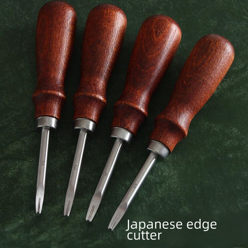Biselador Japonés De Cuero 516mm De Precisión