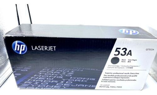 New Hp 53a Q7553a Oem Genuine Black Laserjet Toner Print Aac