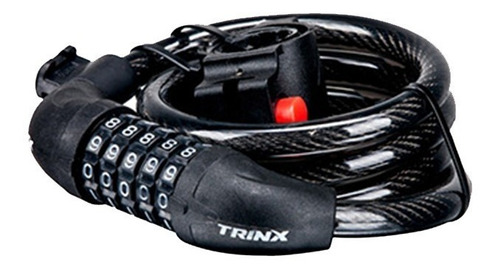 Tranca Para Bicicleta Con Código De Combinación Trinx
