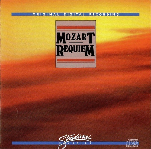 Mozart* Cd: Requiem* Stradivari Uk 1988* Nuevo*