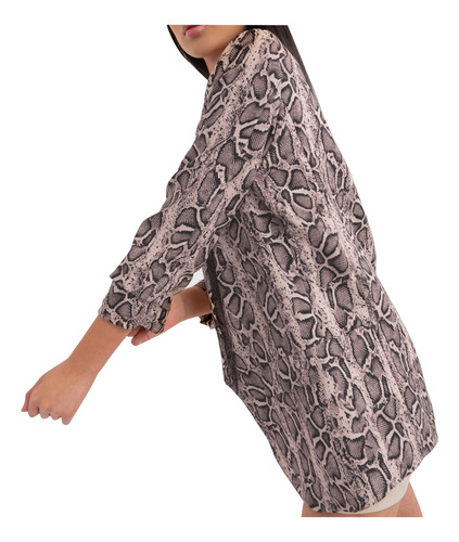 Traje Temperamento Sin Botones, Delgado, Estampado L, Estilo Británico
