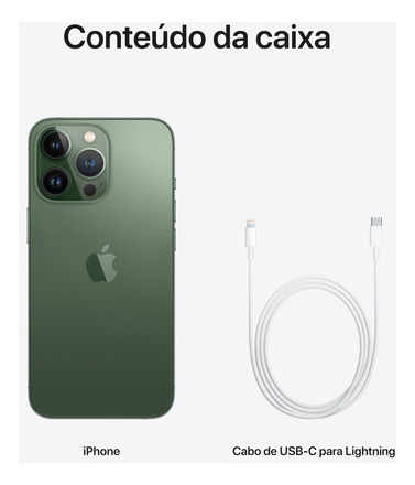 iPhone 13 Pro 128 GB verde-alpino - Excelente (Recondicionado)