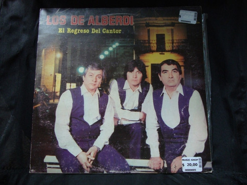 Vinilo Los De Alberdi El Regreso Del Cantor R F1