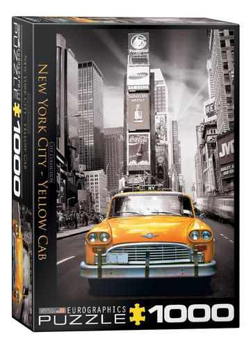 Rompecabezas Eurographics, Nueva York, Yellow Cab (1000 Pies