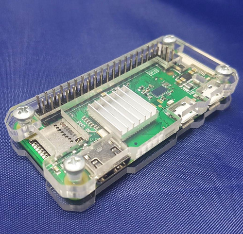 Caja Carcasa Raspberry Pi Zero W + Tornillos Y Disipador