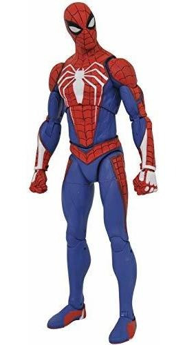 Marvel Select: Figura De Accion De Spider-man (version Pla