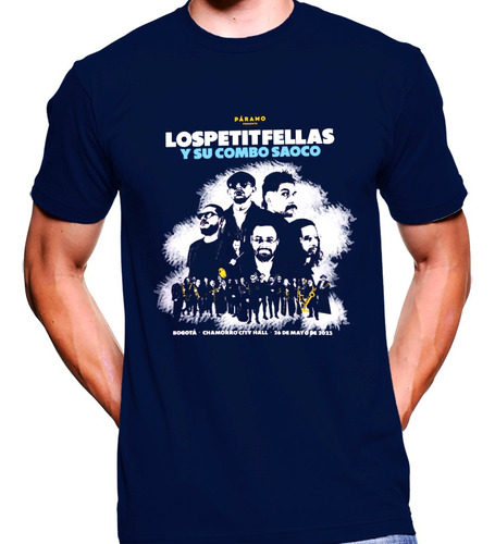Camiseta Premium Rock Estampada Los Petitfellas Bogota 2023