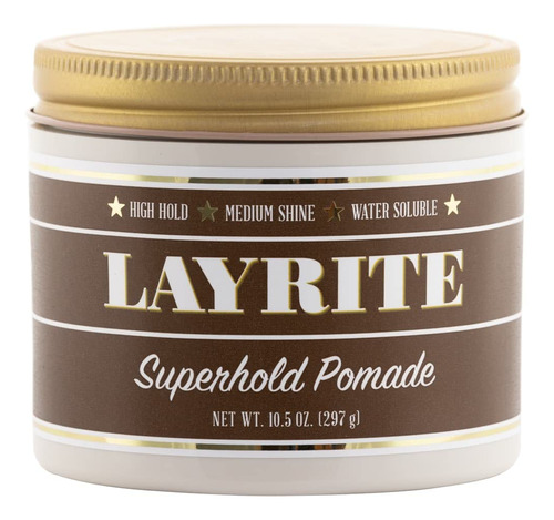 Layrite Superhold Pomade, 10.5 Oz