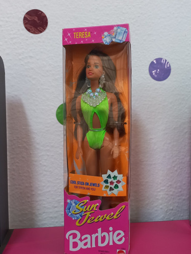 Barbie Teresa Sun Jewel Joias Sol 1993 Amiga Antiga 80 90