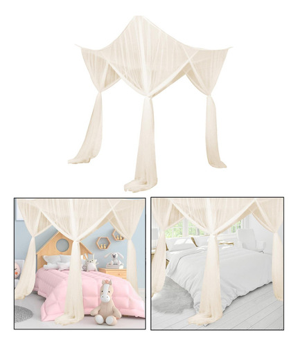 Bemvindo À Minha Loja. Cortina De Cama Con Dosel De 4