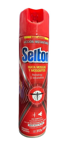 Insecticida Selton Rojo Acción Instant Mmm 360 Cc Pack X 2 U