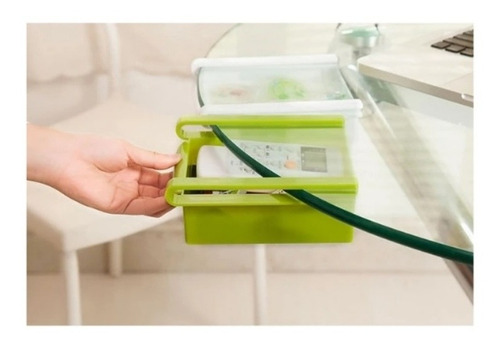 Imagen 5 de 10 de Caja Hermético Almacenamiento Multifunción Refrigerador/mesa