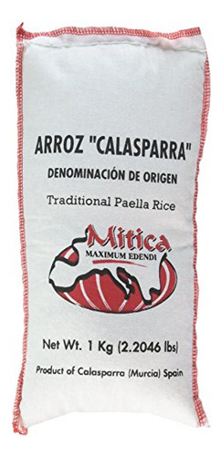 Calasparra Arroz (arroz Para Paella ) 1 Bolsa, 1 Kg