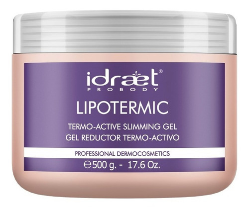 Gel Reductor Termo-activo Idraet Lipotermic 500g