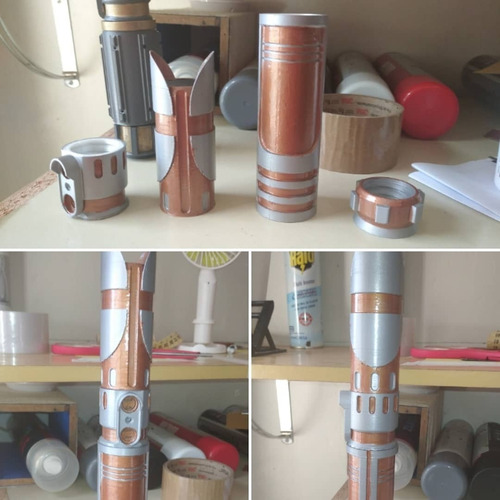 Imagem 7 de 8 de Sabre De Luz Star War Personalizável Com Lâmina Retrátil