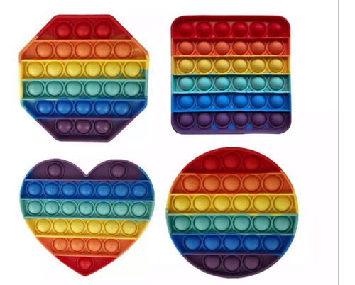 Imagem 3 de 8 de Pop It Fidget Brinquedo Anti Stress Sensorial Toy Bubble Top