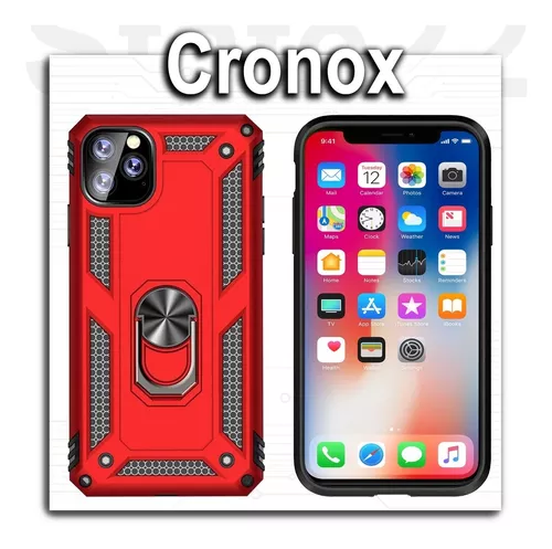 Fundas Smartphones - FUNDA MAGNETICA CON CRISTAL TEMPLADO ROJA