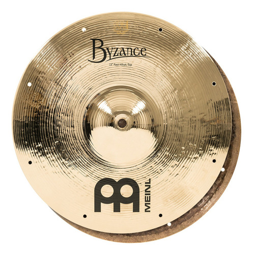 Meinl B-13fh Hi-hat Platillo 13  Pulgadas Byzance Batería Color Dorado