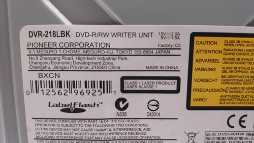 Unidad Interna De Dvd R/rw