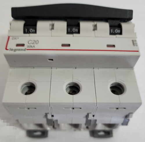 Interruptor Automatico 3p 20a Curva C 50ka 410162 Legrand