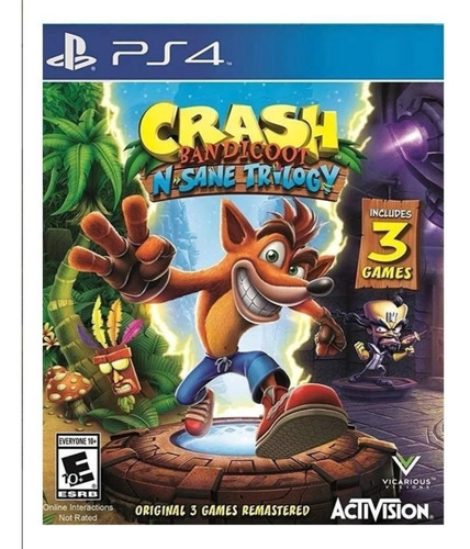 Crash Bandicoot: N. Sane Trilogy  Standard Edition Activision PS4 Digital