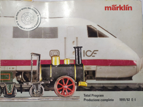 Antiguo Catálogo Marklin Año 1991 Colección Libro Revista 