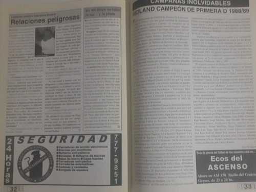 Revista El Tablón 4 La Historia De Atlanta Chacarita (Usado)