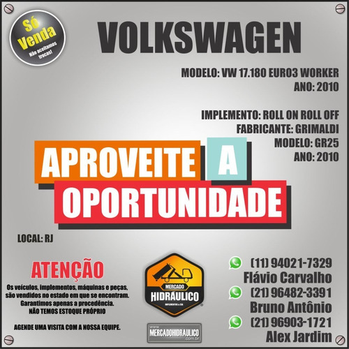 Vw 17.180 / 2010 Toco - Roll On Roll Off Gr25 Grimaldi