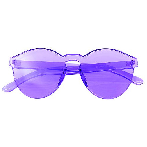 Moda Mujer Hombres Clear Novelty Gafas De Sol Uv400 1t327