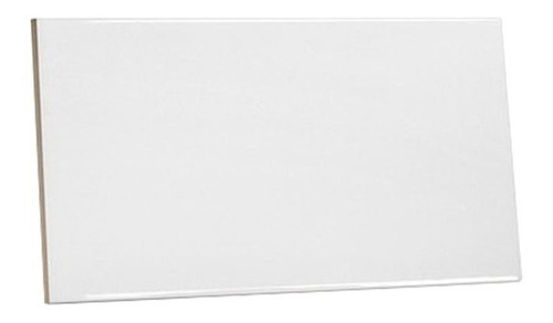 Ceramica Lourdes Nieve Brillante 31x53 Pared Blanco 