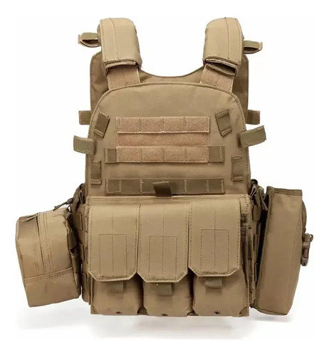 Chaleco Táctico Nylon Gear, Chaleco Antibalas, Caza, Airsoft