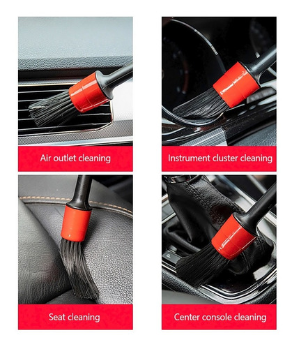 Cepillos De Limpieza De Auto, Juego De 5 Cepillos Suaves