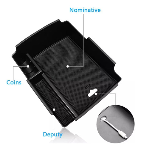O Caja De Almacenamiento Para Reposabrazos De Coche Para