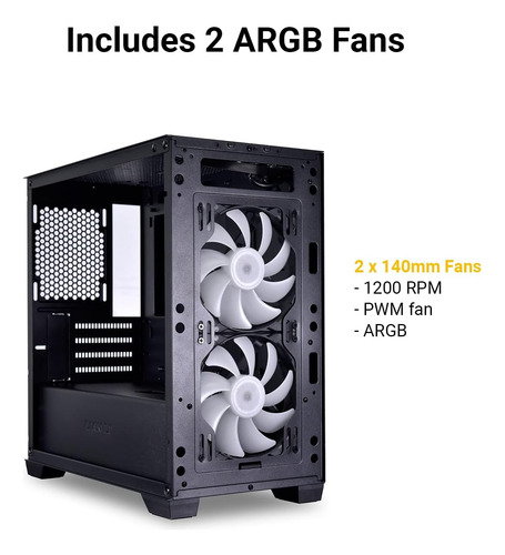 Case De Pc Micro Atx Lian Li Li High Atx, Caja De Computador