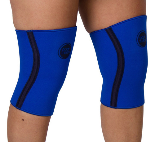 Rodilleras Elástico X Par Reforzada Body Therm Elastico Color Azul Talle Xl