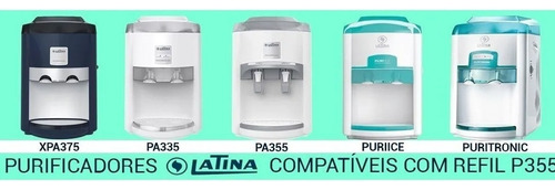 Refil Filtro 3 Elementos Latina Puritronic Lapaputr14s