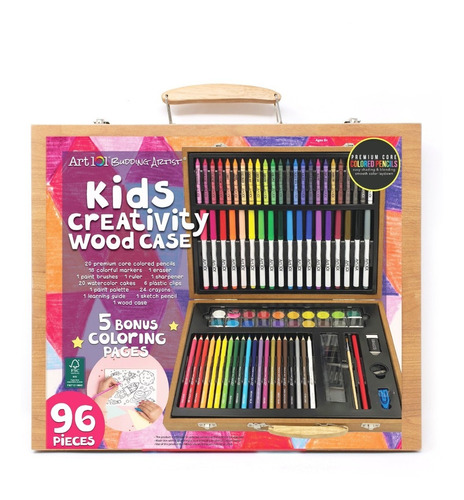 Caja Madera Set De Colores Art 101 X 96