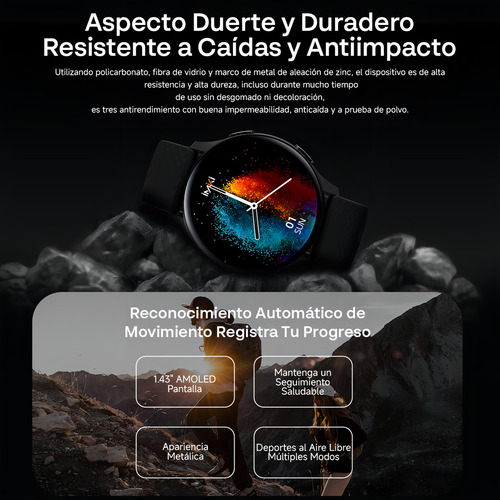 Imiki Kw66 Pro Smartwatch 1.43 Amoled Llamada Bluetooth 5.3