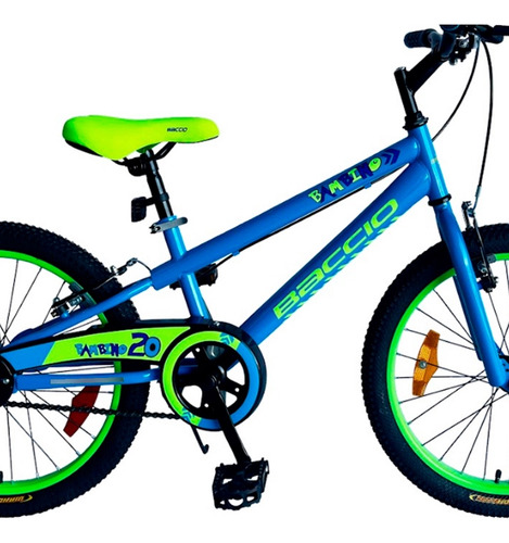 Bicicleta Para Niño Baccio Bambino Rodado 20 Blue