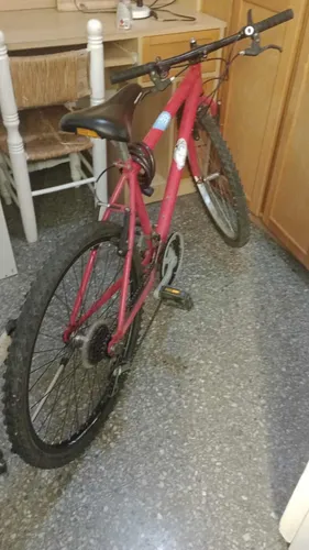 Bicicleta Mountain Bike Roja Rodado 26