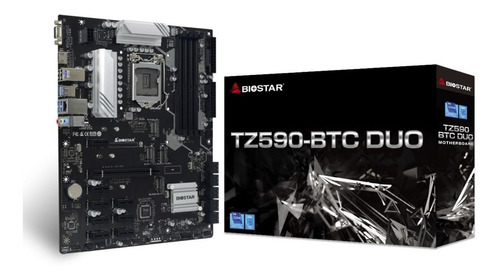 Imagen 1 de 6 de Motherboard Biostar Tz590-btc Duo Pcie 4.0 M.2 Usb 3.2 Hdmi
