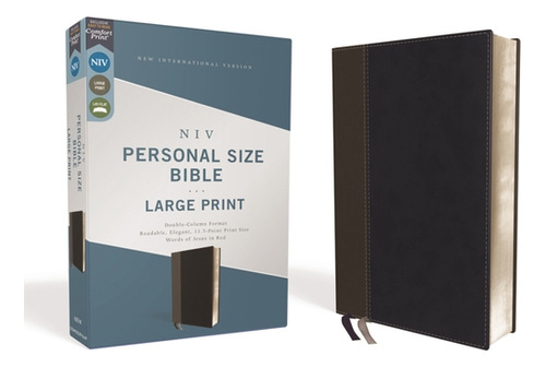 Libro Niv, Personal Size Bible, Large Print, Leathersoft,...