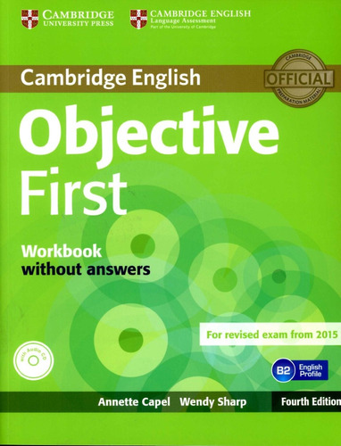 Objective Fce Fourth Edition Wb Wo Key With Cd