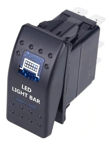 Llave Tecla Para Embutir Con Luz 12v 20a 24v 10a Dc (elegir)