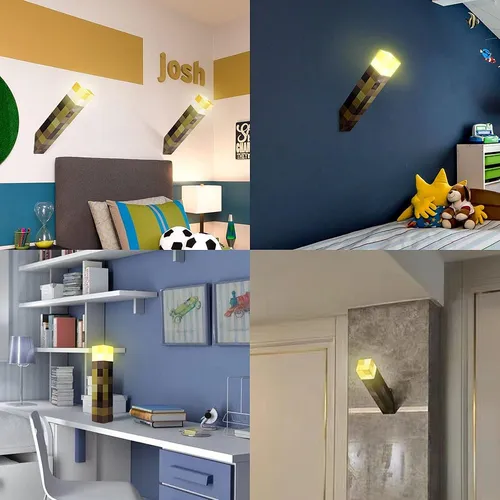 Lámpara De Antorcha Arrasu Con Montaje En Pared, Luz Nocturn